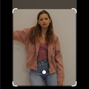 NWOT BDG Rowan Hooded Bomber Jacket size S